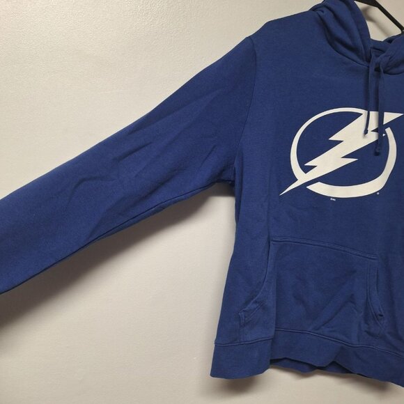 Tampa Bay Lightning Hoodie Adult Medium Blue NHL Logo Game Day Sports Team‎ Fan - Picture 2 of 7